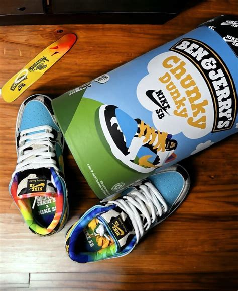 ben and jerry fake shoes|ben and jerry dunks goat.